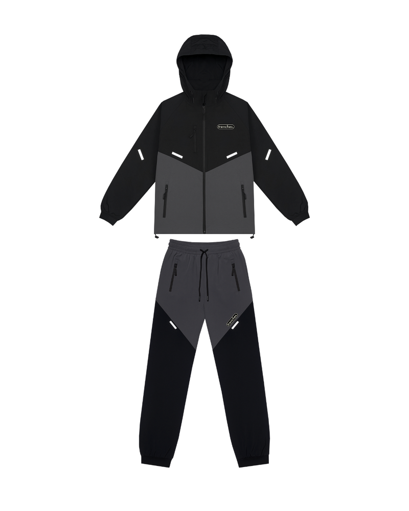 BLACK ACTIVEWEAR TRACKSUIT