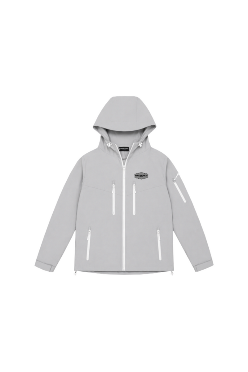 GREY BASIC WINDBREAKER