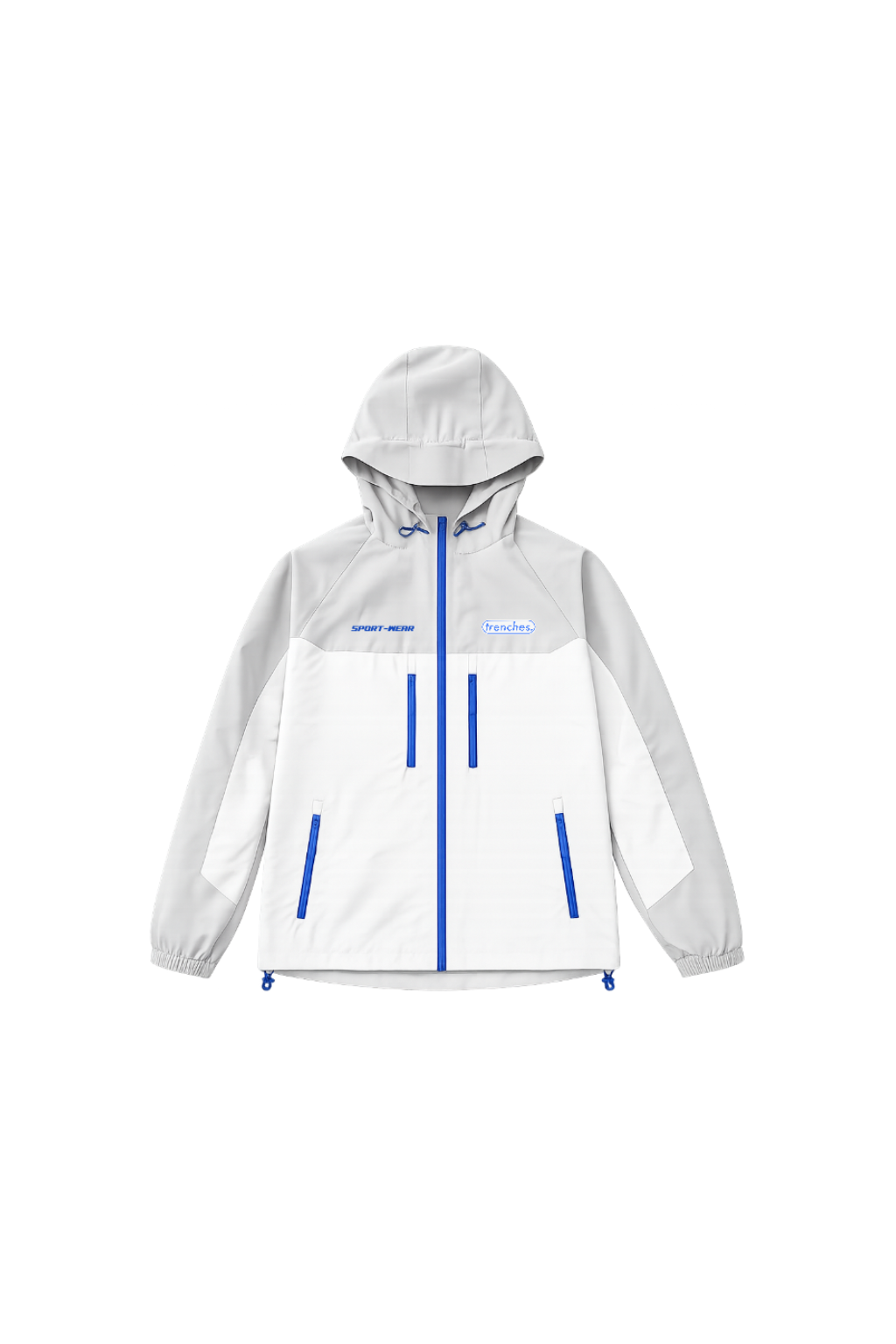 GREY/BLUE TRC WINDBREAKER