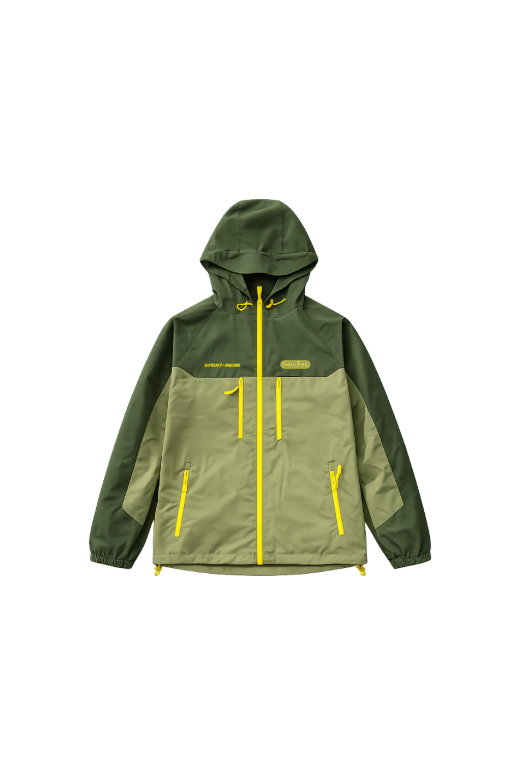 GREEN/YELLOW TRC WINDBREAKER