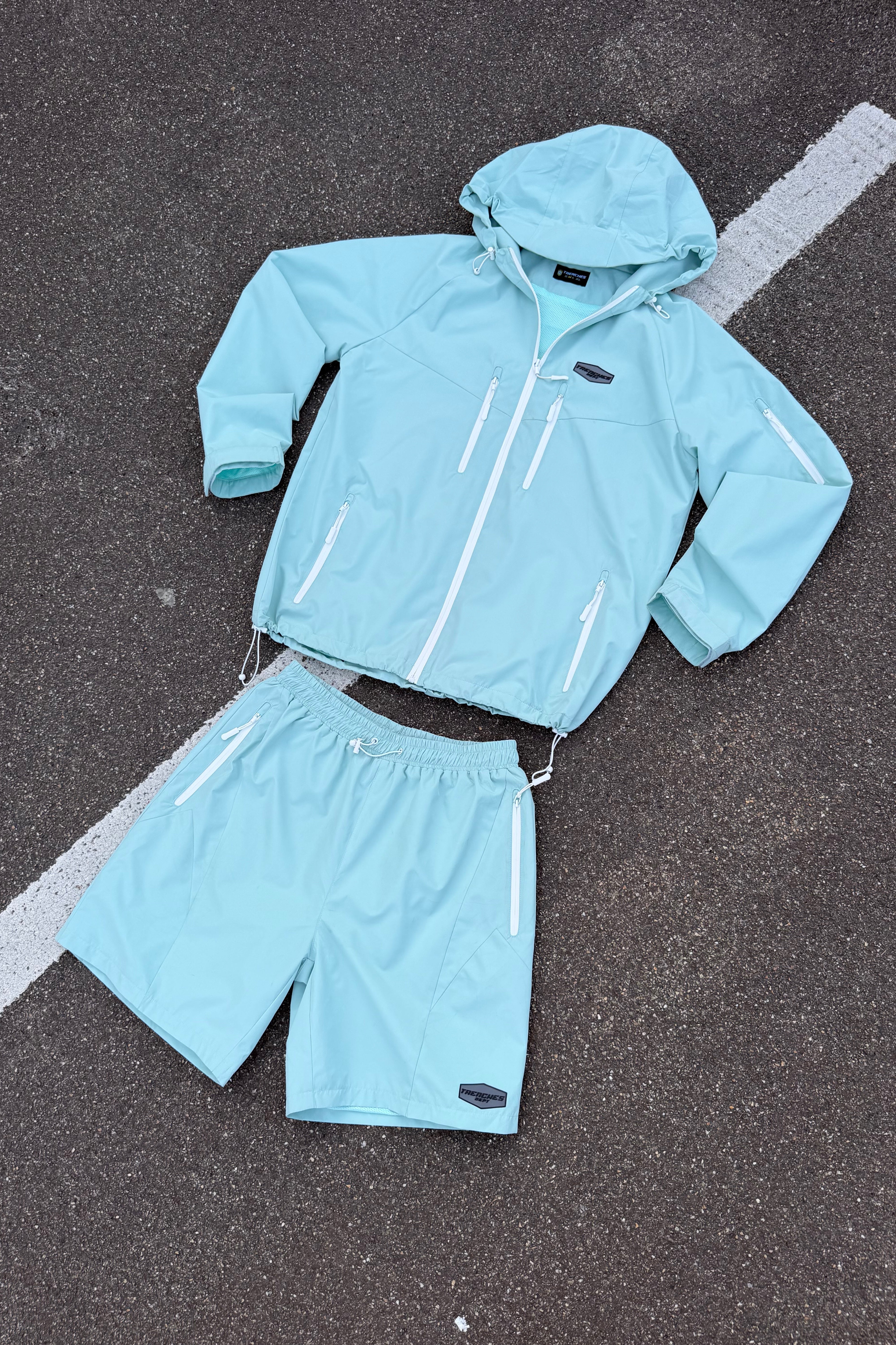 BLUE BASIC WINDBREAKER