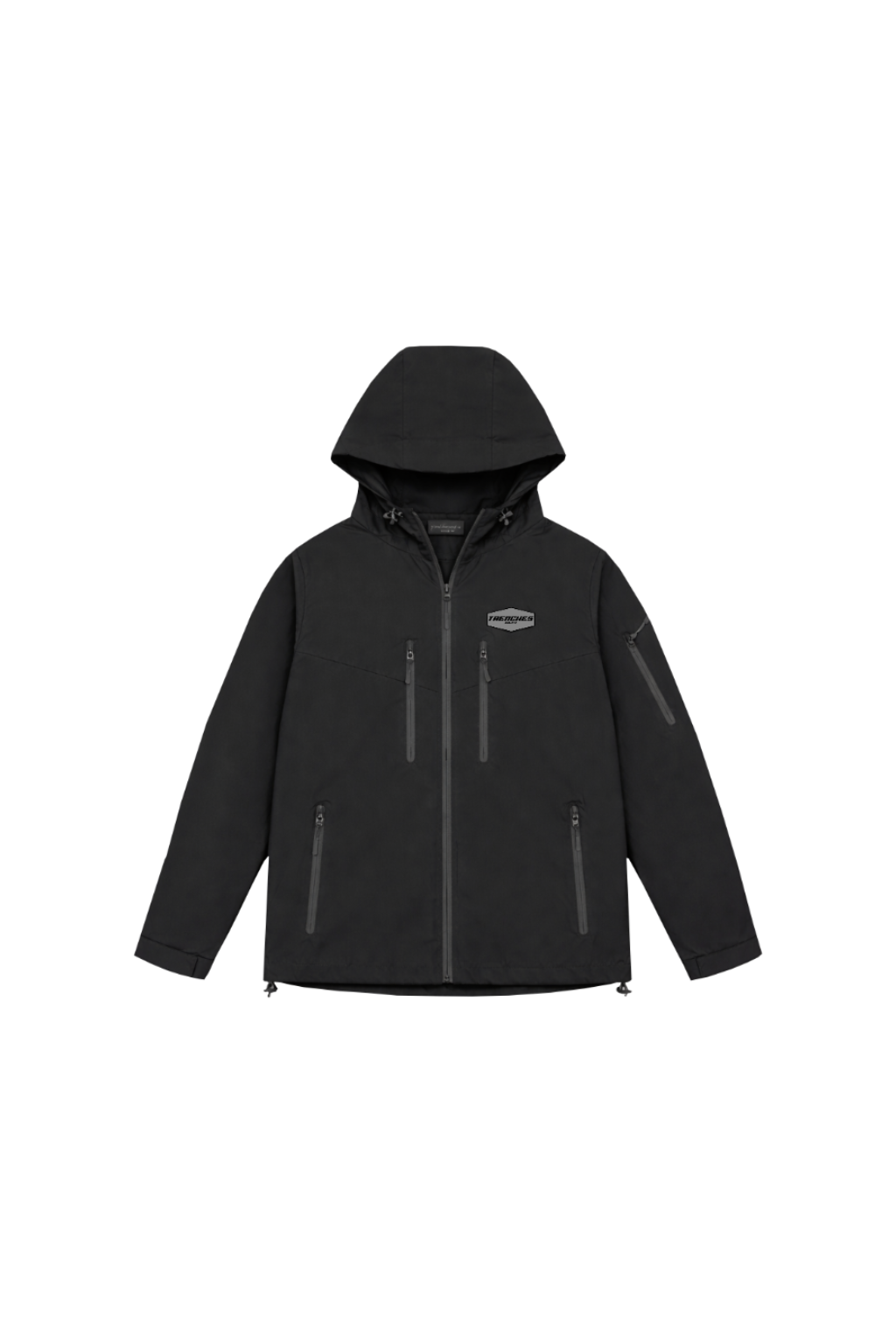 BLACK BASIC WINDBREAKER