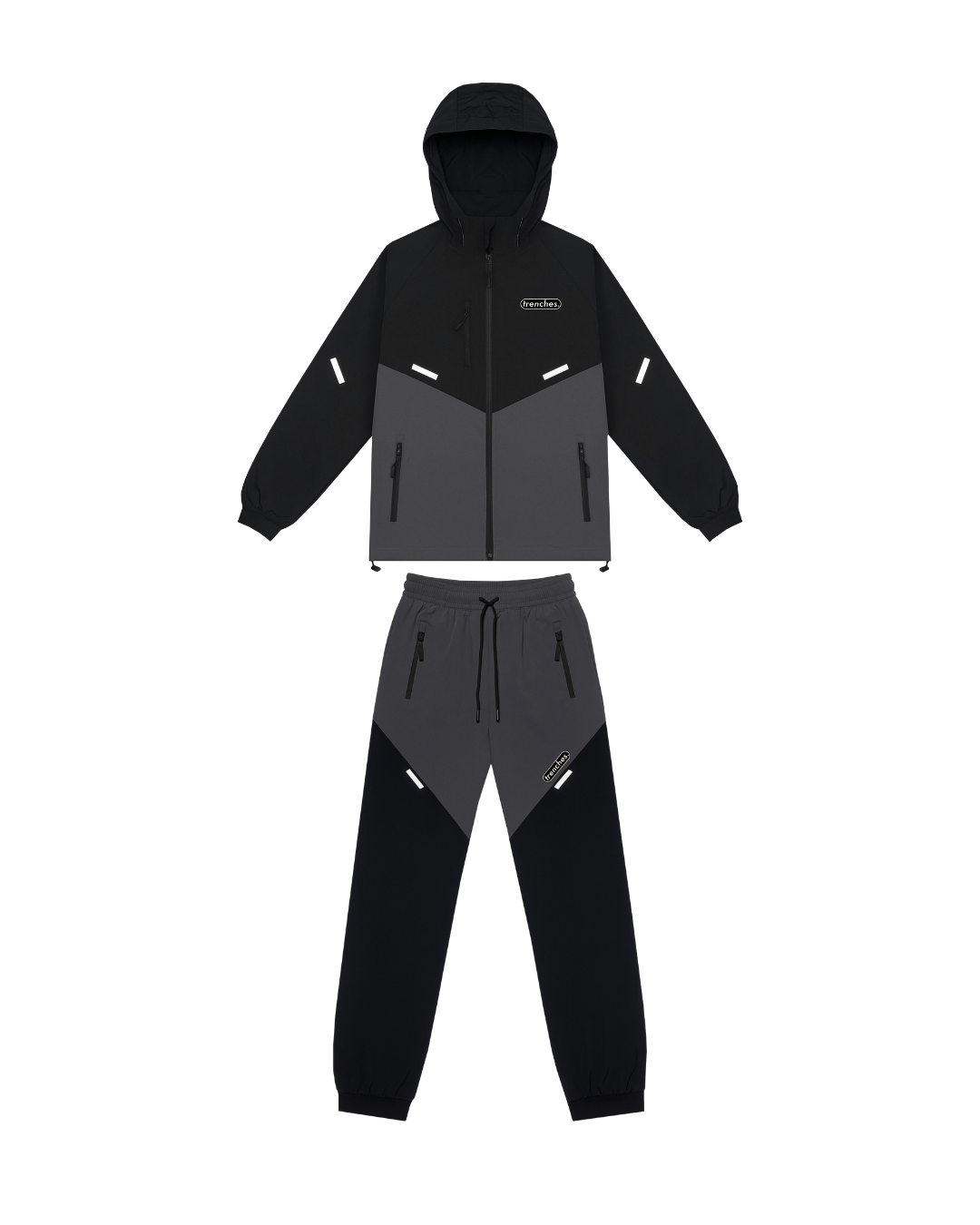 BLACK ACTIVEWEAR TRACKSUIT