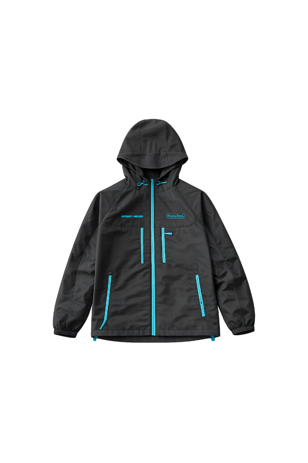 BLACK/BLUE TRC WINDBREAKER