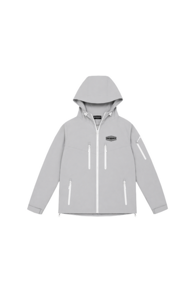 GREY BASIC WINDBREAKER